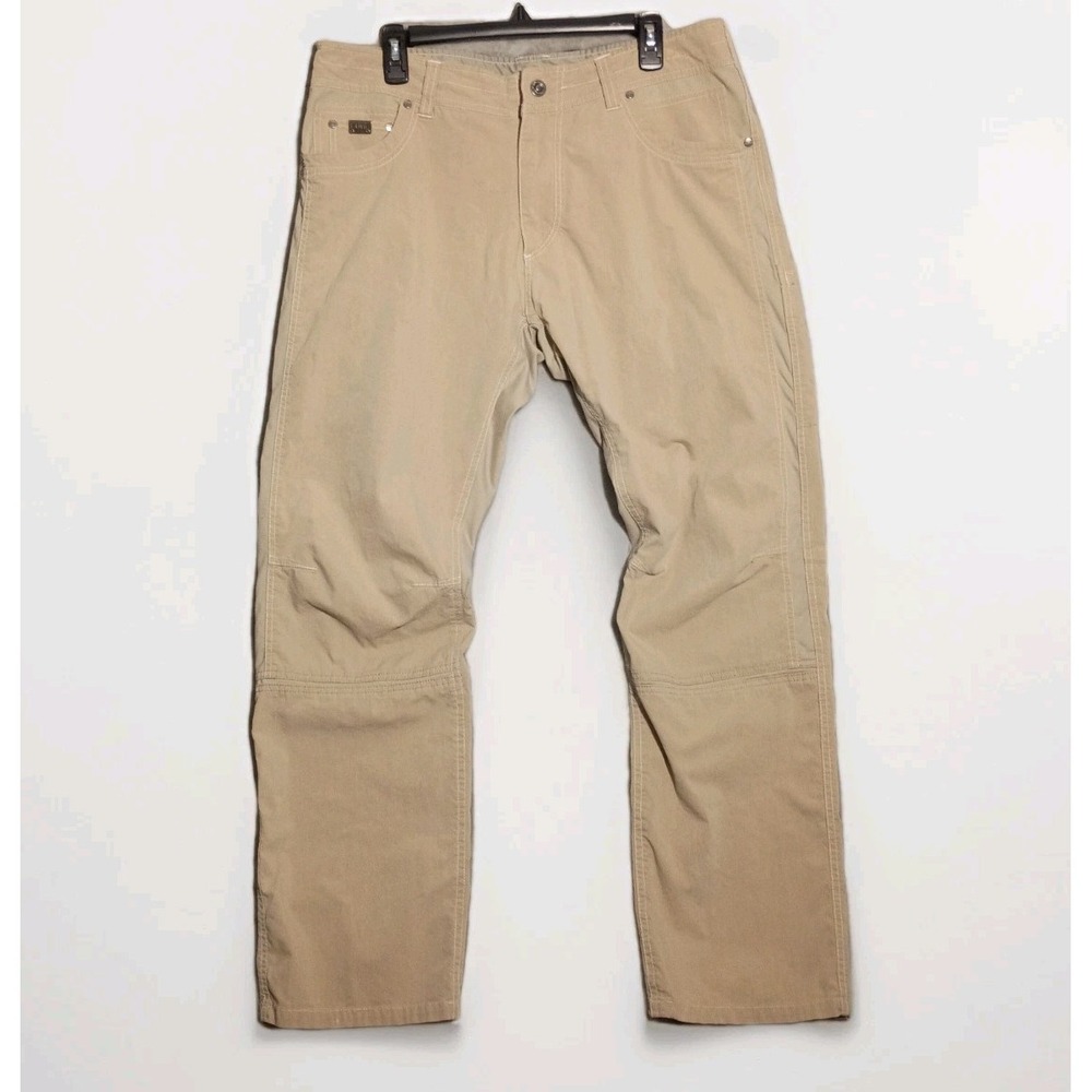 Kuhl Radikl Active/Performance Pants Khaki Mens 36x32  Rock Climbing Hiking